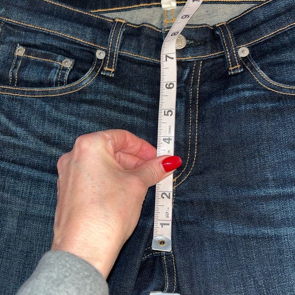 Rag & Bone Woodford Jeans Denim Blue 2W1502K520 Size 28 WOMENs jeans skinny leg - Picture 5 of 16